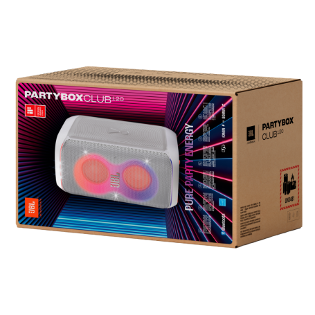 JBL PartyBox 120 Bluetooth Speaker - JBLPBCLUB120SWEP - White