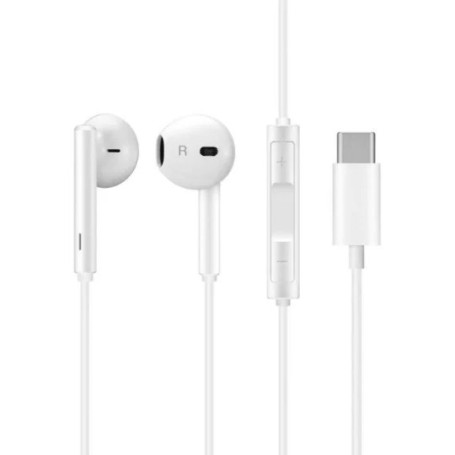 Ecouteurs Kit Main Libre USB-C QC0296 Huawei - Blanc - Vrac