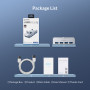 ORICO MH4PU USB 3.0 4 Port Clip HUB Adapter