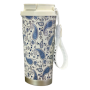 Insulated Stainless Steel Water Bottle with Extended Carrying Rope 530ml - Cashew