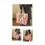 Canvas shoulder bag 33*44*13cm - Orange