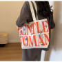 Canvas shoulder bag 33*44*13cm - Orange