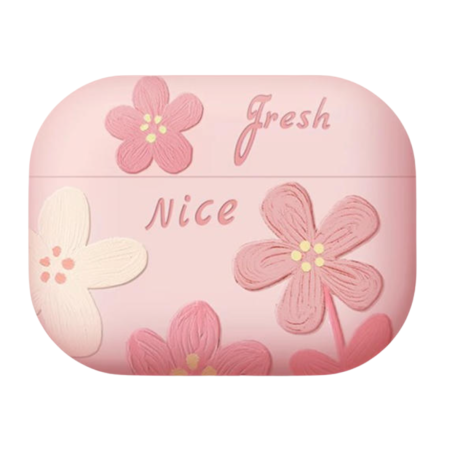 Protective Silicone AirPods Case - Flowers