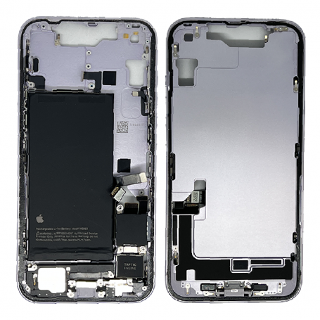 Back Cover Housing iPhone 14 without Back Glass Violet eSim US + Battery (Original Dismantled) Grade AB