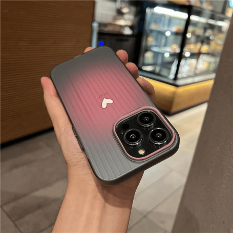 Blurry Heart TPU Protective Case for iPhone