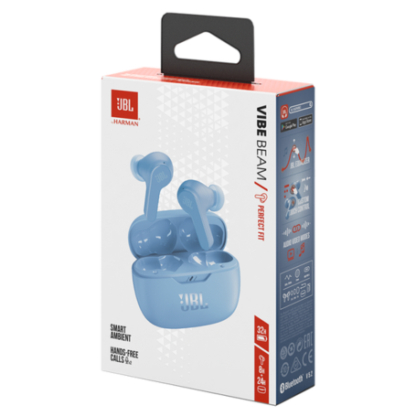 Écouteurs Bluetooth JBL Wave Beam TWS Bleu - JBLWBEAM