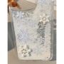 Moving Snowflakes Soft Glue Protective Case for iPhone