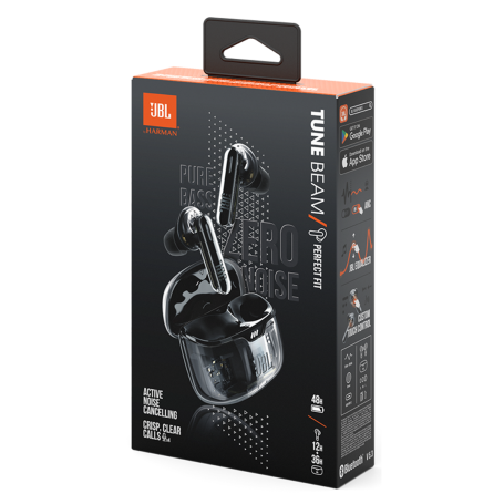 JBL Tune Beam Ghost Edition Wireless earphones - JBLTBEAMBLKAS - Black