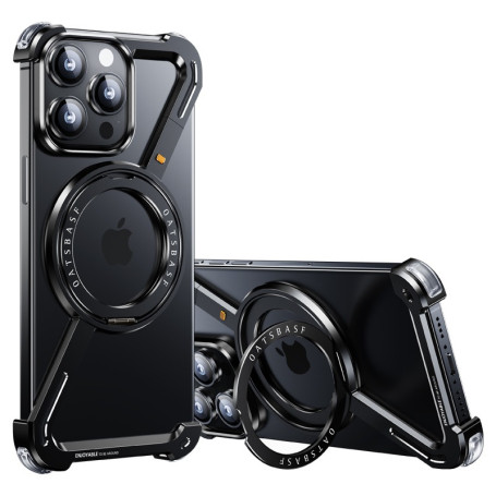 Borderless Metal Protective Case - Z-Shape - Black