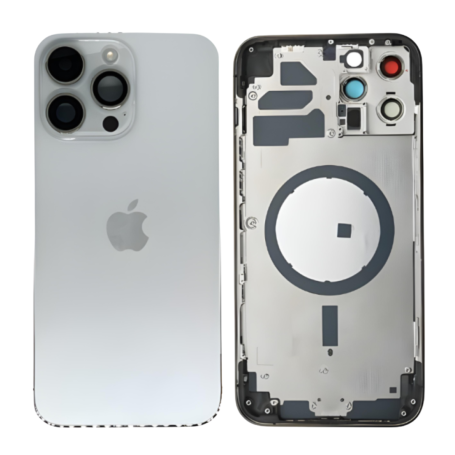 Châssis Vide iPhone 14 Pro Max Argent (Origine Demonté) - Grade AB