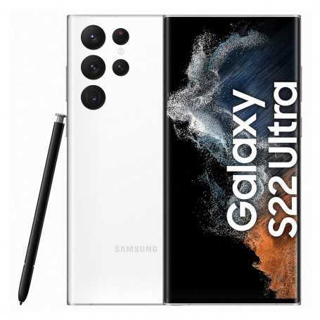 Samsung Galaxy S22 Ultra 5G 256 Go Blanc - Vitre arrière HS