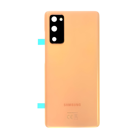 Rear window Samsung Galaxy S20 FE 4G/5G 2020 (G780F/G781B) Orange (Original Disassembled) - Grade AB
