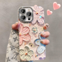 Colorful Begonia Flowers TPU Protective Case for iPhone