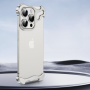 Borderless Metal Protective Case + Special Shape - Silver