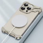 Borderless Metal Protective Case + Special Shape - Silver