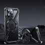 Borderless Metal Protective Case - Z-Shape - Black