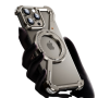Borderless Metal Protective Case - Z-Shape - Black