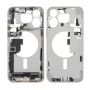 Buy Empty Frame iPhone 15 Pro Max White Grade AB Original Parts Without Rear Glass