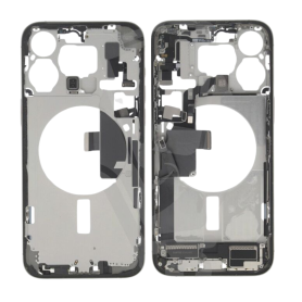 Grade A Empty Chassis iPhone 15 Pro Natural No Rear Window Premium Parts