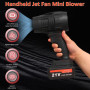 Ultra Powerful Cordless Blower Fan 1500mAh 21V 210km/h Wind Speed
