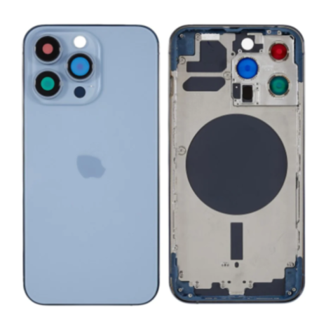 Châssis Vide iPhone 13 Pro Bleu (Origine Demonté) - Grade AB