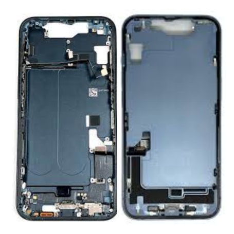 iPhone 14 Blue Chassis - Charging Connector Without Battery Without Rear Glass (Original Disassembled) - Grade AB