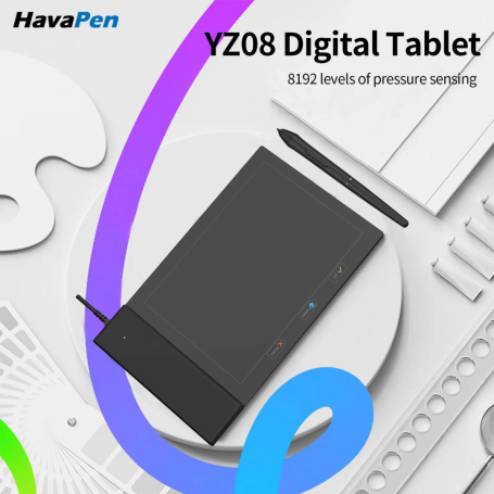 Graphic Drawing Tablet With Digital Pen For Android/Windows/Mac - YZ08