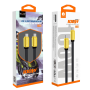100W Black Braided Nylon USB-C Cable X198 WUW | Fast Charging & Durable Type-C Cord