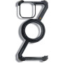 Coque de Protection iPhone sans bordure avec support rotatif, magnétique MagSafe et cadre métal anti-choc