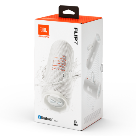 JBL Flip 7 Wireless Bluetooth Speaker - JBL FLIP 7 WHT - White