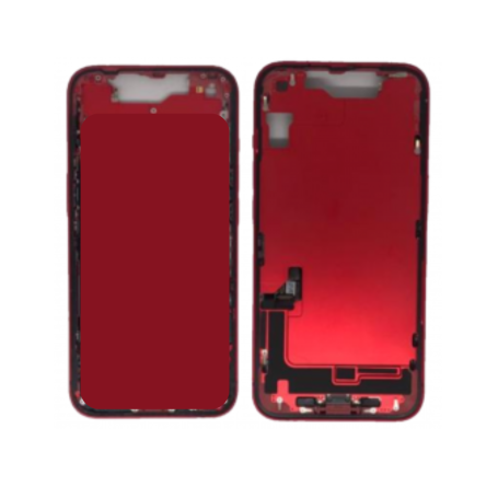 Empty iPhone 14 Red Chassis (Original Disassembled) - Grade AB