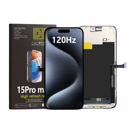 Screen iPhone 15 Pro Max (Soft Oled) DD - IC - Original Size / Thickness