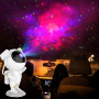 Galaxy Projector Astronaut with Bluetooth Speaker Remote Control for Bedroom and Living Room