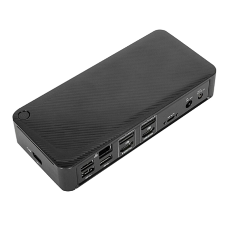 Targus 100W USB-C Docking Station - 2 HDMI 4K 2 Display Port 4 USB-A - DOCK182-Q2