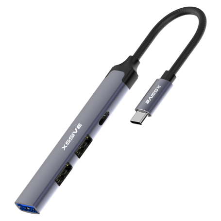 XSSIVE XSS-HUB9 USB-C HUB Adapter - Expand Your Connectivity with 9-in-1 Versatility