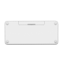 Logitech K380 Multi-Device Bluetooth Keyboard - QWERTY - Spanish Layout - White