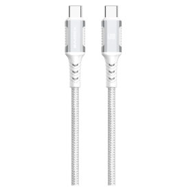 XSSIVE 2M 18W USB-C to USB-C Charging Cable White – Fast Charge & Durable