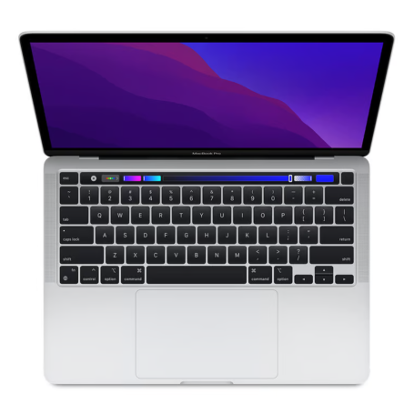 Achetez MacBook Pro 13" A2338 Apple M1 Argent QWERTY 8Go 256Go SSD Grade AB Sans Chargeur