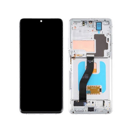 Samsung Galaxy S21 Ultra 5G (G998B) Silver Screen + Frame (Original Refurbished)