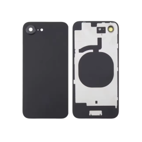 Vitre Arrière iPhone 16e Noir Avec MagSafe Sans Logo - Remplacement Facile et Fiable