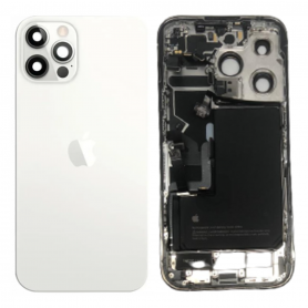 Châssis Complet iPhone 14 Pro Blanc eSIM US - Connecteur de Charge + Batterie d'Origine Grade AB