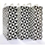 Black & White Kraft Paper Bags with Twisted Handles 32×12×40 cm – Pack of 250