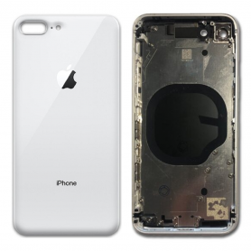Châssis Vide iPhone 8 Plus Blanc Origine Démontré - Grade AB - Remplacement Fiable et de Qualité