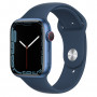 Apple Watch Series 7 GPS 45mm Aluminium Bleu - Grade AB | Montre Connectée Sans Bracelet ni Accessoires