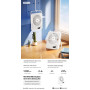 Ventilateur de Bureau Ultra-Mince REMAX RS-ZF03 - Blanc
