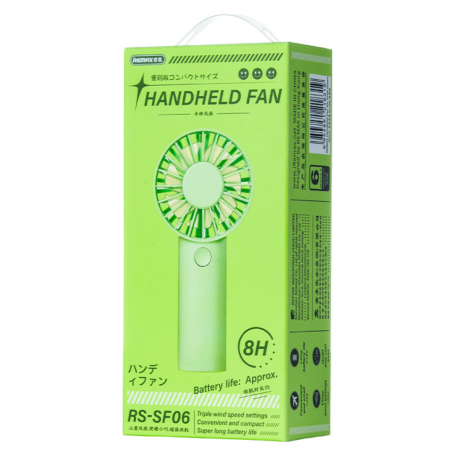 Remax RS-SF06 Portable Fan - Green