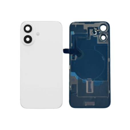 Buy Rear Glass Cover iPhone 16 Plus White Grade A Original Dismantled Fast Shipping