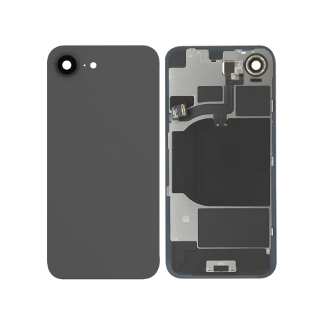 Shop iPhone 16E Back Cover Glass Black Original Disassembled Grade A – Premium Quality Replacement