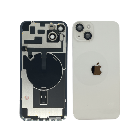 Achetez Vitre Cache Arrière iPhone 14 Plus Blanc - Grade A/B - Qualité d'Origine
