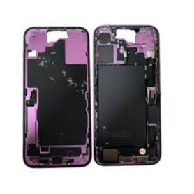 iPhone 16 Rear Chassis with Battery Purple Original Disassembled Grade AB - No Rear Glass